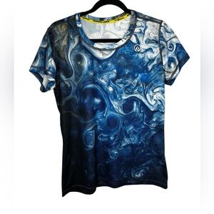 INKnBURN Women's Jupiter Tech Tee Size Large Athletic Cycling